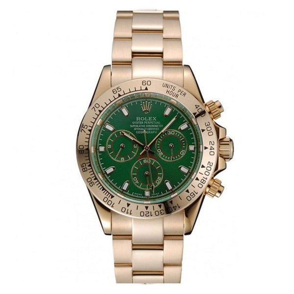 Rolex Cosmograph Daytona Green Dial 1454244 Men Watch 39MM