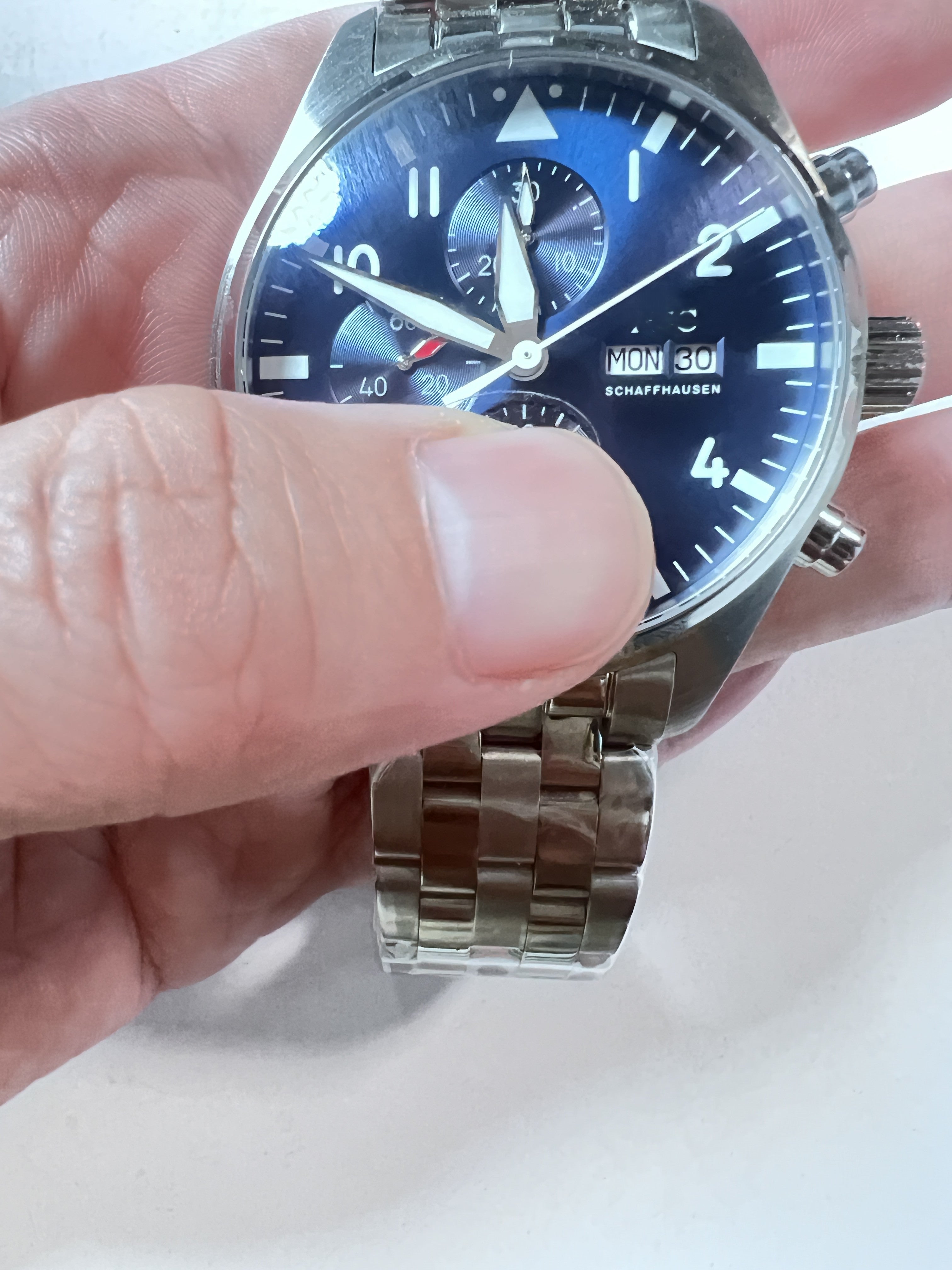 PILOT CHRONOGRAPH EDITION LE PETIT PRINCE IW377717 ZF FACTORY V2 BLUE DIAL