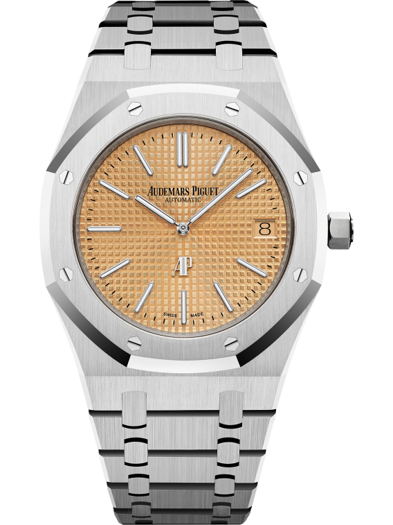 AUDEMARS PIGUET &ldquo;JUMBO&rdquo; EXTRA-THIN Pink Gold-toned Dial 39mm