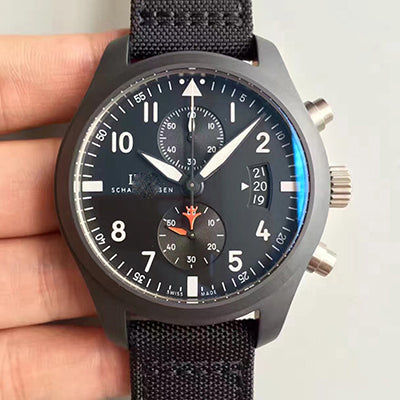 PILOT TOP GUN CHRONOGRAPH IW389001 ZF FACTORY ANTHRACITE DIAL