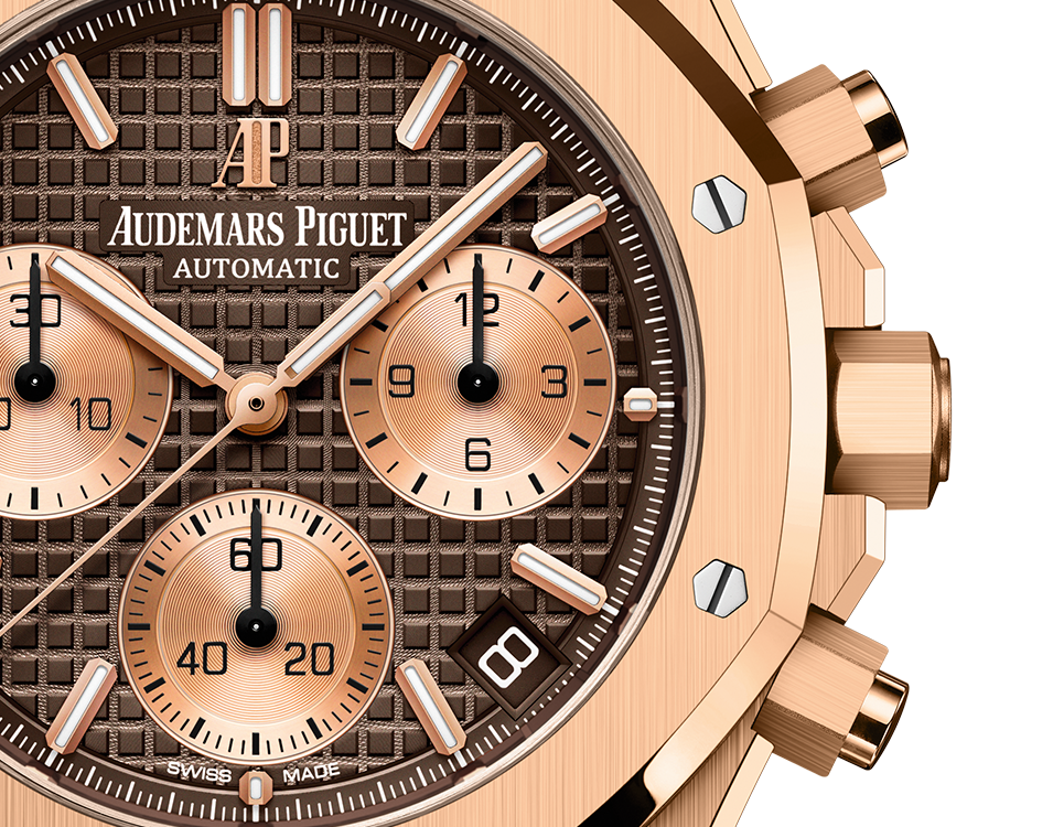 AUDEMARS PIGUET Pink Gold Brown Dial CHRONOGRAPH 41mm