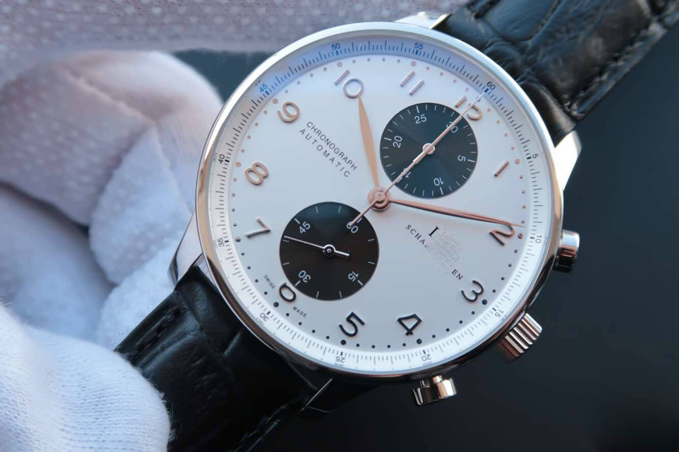 PORTUGIESER IWC371411 ZF FACTORY BLACK STRAP