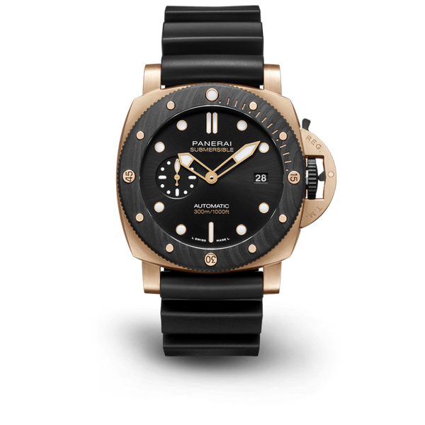 Submersible Black QuarantaQuattro Goldtech&trade; OroCarbo 44mm