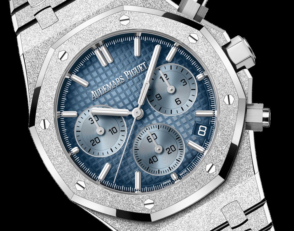 AUDEMARS PIGUET FROSTED CHRONOGRAPH Blue Dial 41mm