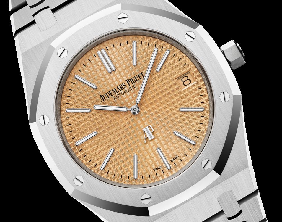 AUDEMARS PIGUET &ldquo;JUMBO&rdquo; EXTRA-THIN Pink Gold-toned Dial 39mm