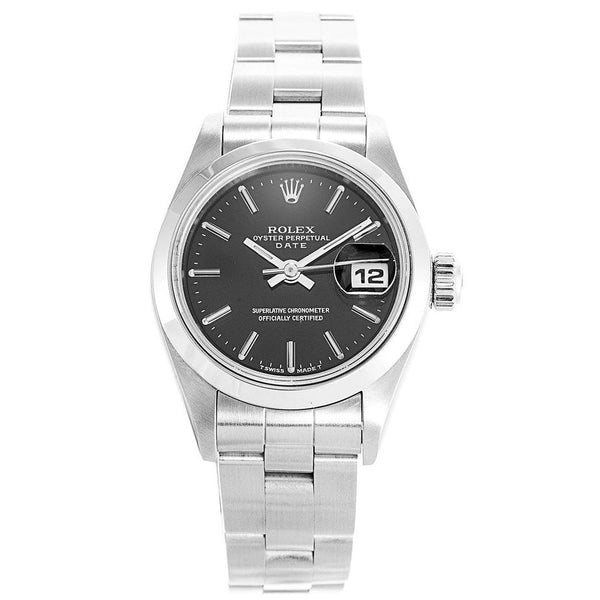 Rolex Datejust Black Dial 69160 Ladies 28MM