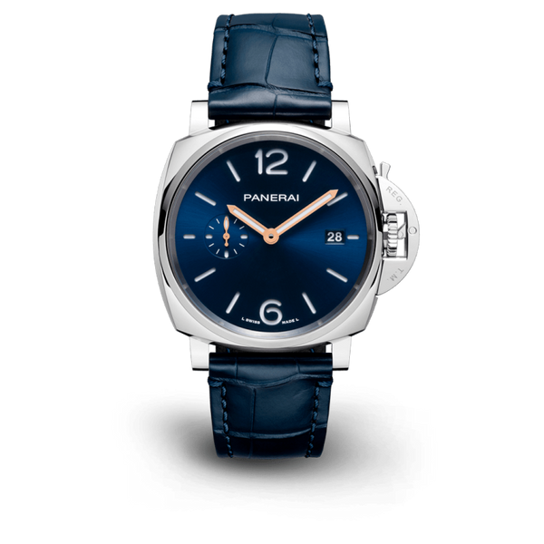 Luminor Due Blue Alligator Strap 42mm