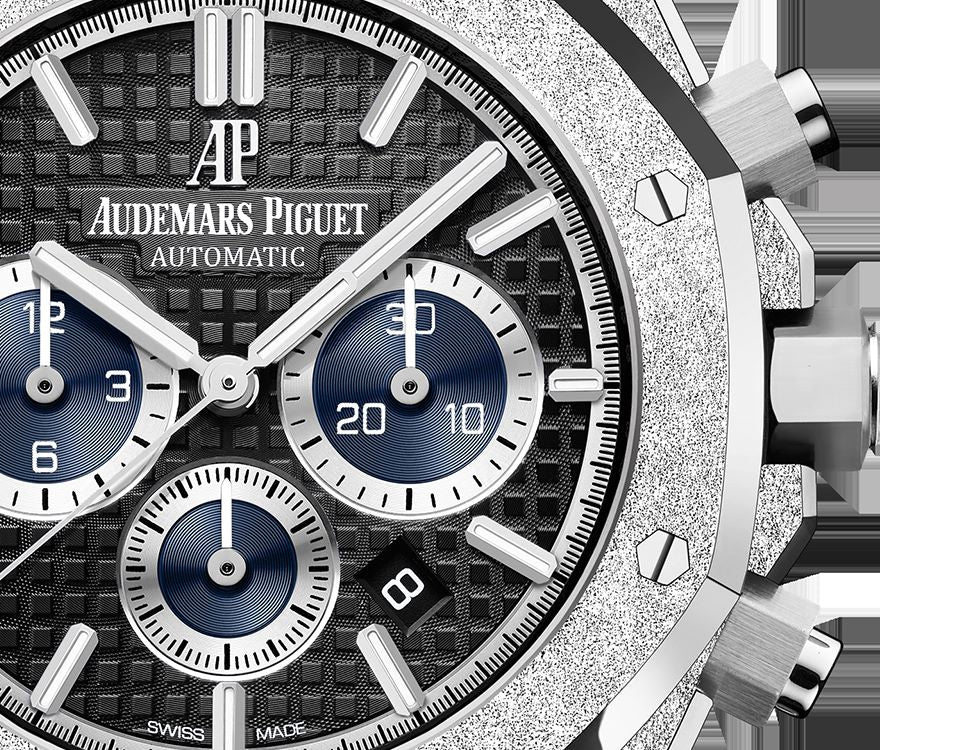 AUDEMARS PIGUET FROSTED CHRONOGRAPH Black Dial 41mm