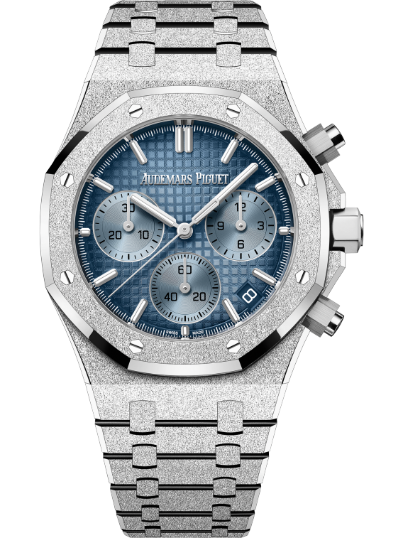 AUDEMARS PIGUET FROSTED CHRONOGRAPH Blue Dial 41mm