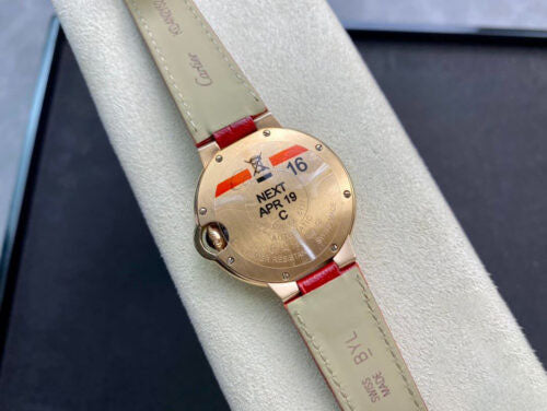 BALLON BLEU DE  33MM WJBB0033 3K FACTORY LEATHER STRAP