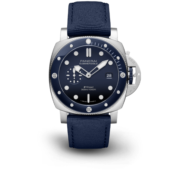 Submersible Blue QuarantaQuattro ESteel&trade; Blu Profondo 44mm