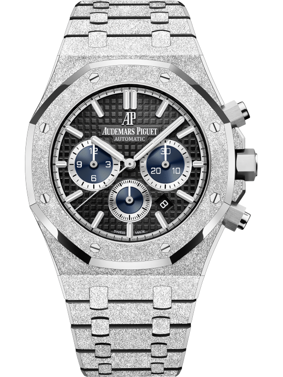 AUDEMARS PIGUET FROSTED CHRONOGRAPH Black Dial 41mm