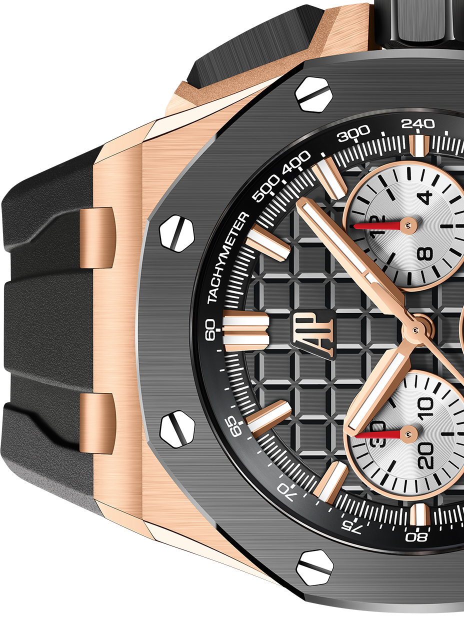 OFFSHORE Pink Gold Black Dial CHRONOGRAPH 43mm