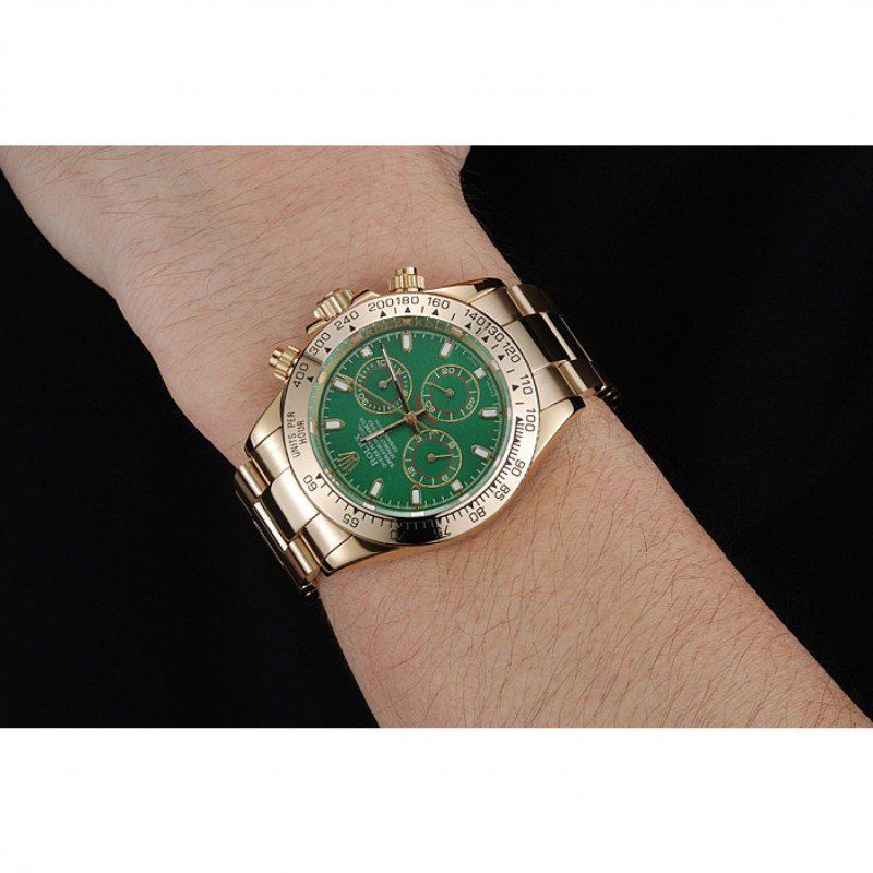 Rolex Cosmograph Daytona Green Dial 1454244 Men Watch 39MM